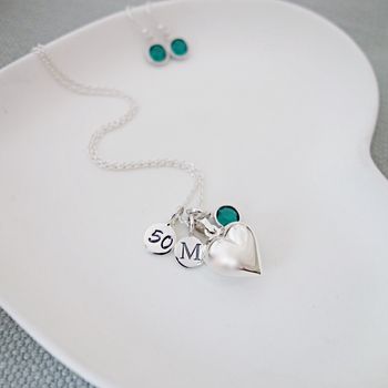 Silver Birthstone Necklace, 9 of 12