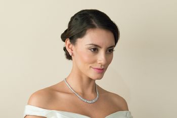 Classic Marquise Crystal Necklace, 2 of 2