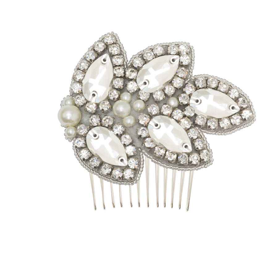 leaf wedding haircomb by britten weddings | notonthehighstreet.com