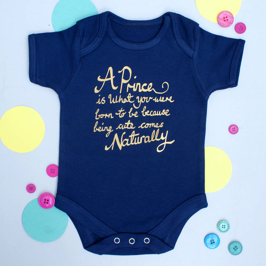 little prince baby bodysuit by sparks and daughters