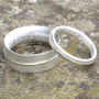 Halo Sterling Silver And 18ct Gold Ring, thumbnail 7 of 8