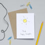 'Think Happy Thoughts' Card, thumbnail 1 of 1