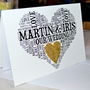 Personalised Wedding Love Sparkle Card, thumbnail 12 of 12