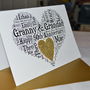 Personalised 50th Wedding Anniversary Love Sparkle Card, thumbnail 8 of 11
