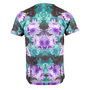 Unisex Hyper Real Floral Fish Printed T Shirt Tee, thumbnail 2 of 2