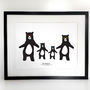 We Love To Boogie, Family A3 Print, thumbnail 4 of 7