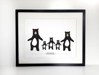 We Love To Boogie, Family A3 Print, 5 of 7