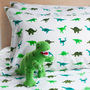 Dinosaur Single Pillowcase, thumbnail 1 of 3
