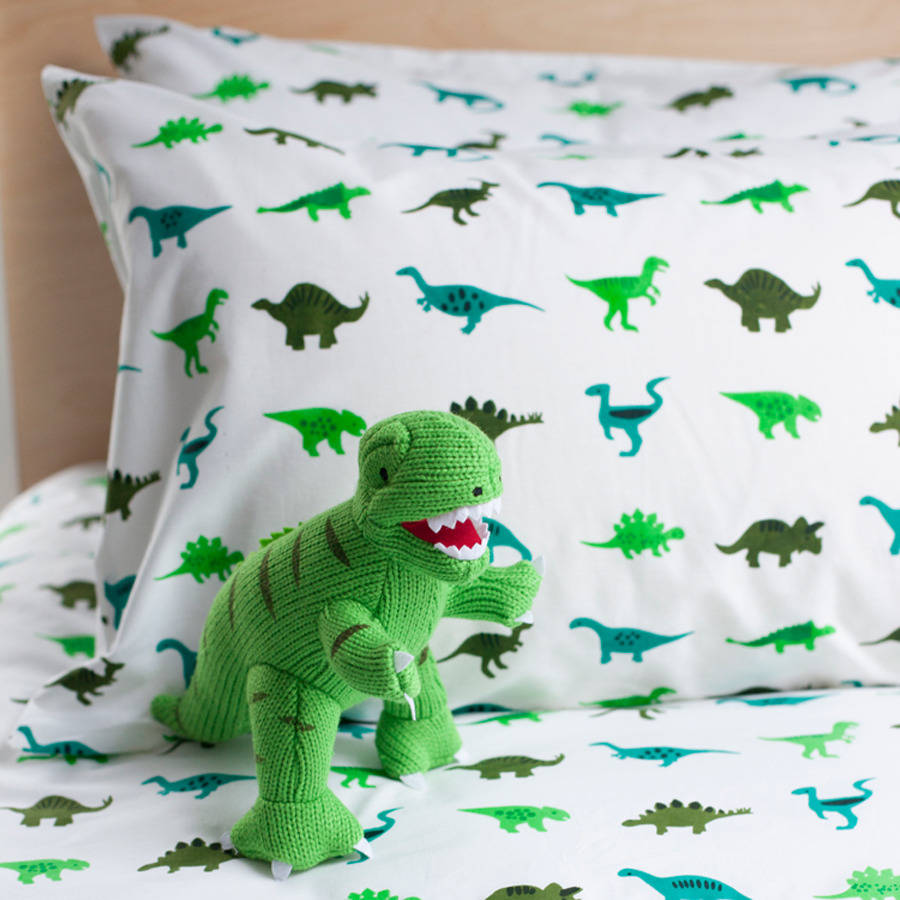 Dinosaur Single Pillowcase, 1 of 3