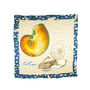 Silk Satin Chiffon Mollusca Shell Designer Scarf, thumbnail 1 of 2