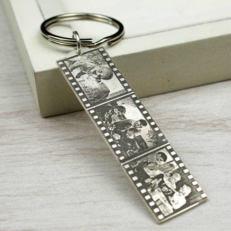 Personalised Sterling Silver Photo Filmstrip Keyring By Nicola Crawford