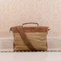 Canvas And Leather Messenger Bag Gift For Him, thumbnail 11 of 12