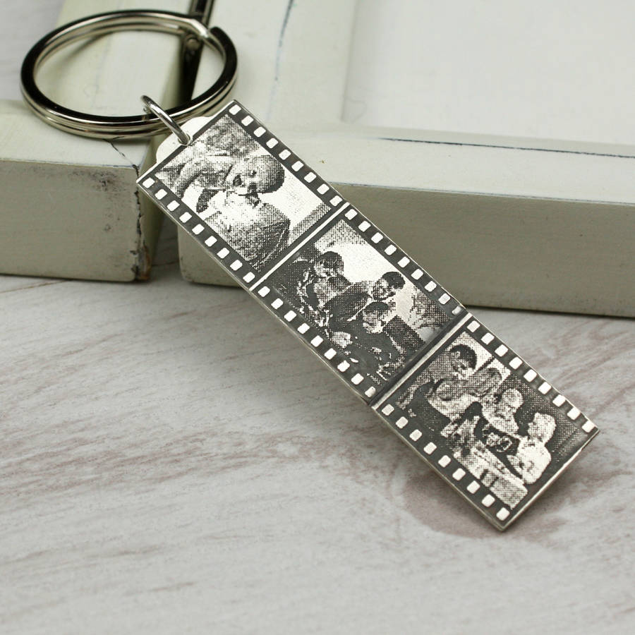 Personalised Sterling Silver Photo Filmstrip Keyring By Nicola Crawford