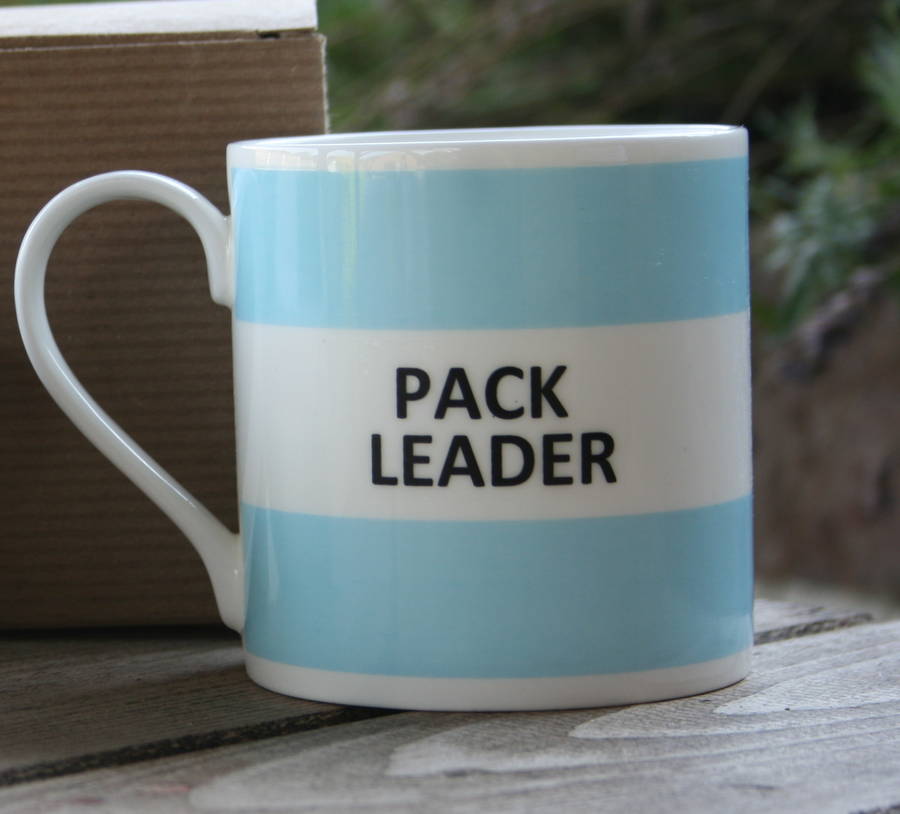 'pack Leader' Fine Bone China Mug By The Pot Bank
