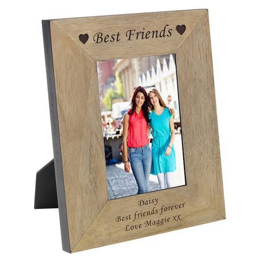 best friends personalised picture frame by chalk & cheese ...