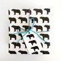 Bear In Party Hats, Wrapping Paper, thumbnail 4 of 6