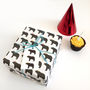 Bear In Party Hats, Wrapping Paper, thumbnail 6 of 6