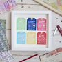 Six Personalised Luggage Tags, thumbnail 3 of 8