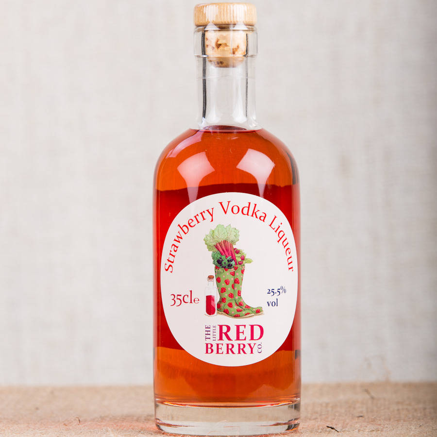 Strawberry Vodka Liqueur By The Little Red Berry Co ...