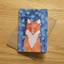 Recycled Fox Greeting Card, thumbnail 2 of 3