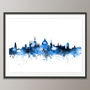 Oxford Skyline Cityscape Art Print, thumbnail 3 of 6