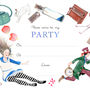 Alice In Wonderland Mad Hatter Tea Party Invitations, thumbnail 2 of 2