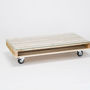 'Glacier' Wood And Glass Coffee Table, thumbnail 1 of 3