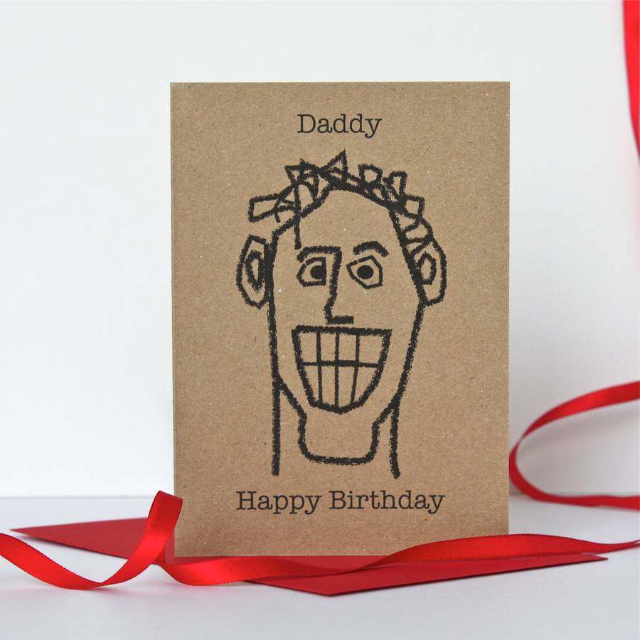 Happy Birthday Daddy Card By Adam Regester Design Notonthehighstreet