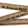 Personalised Wooden Ruler, thumbnail 4 of 4