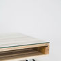 'Glacier' Wood And Glass Coffee Table, thumbnail 2 of 3