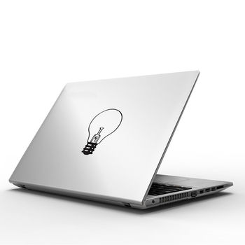Light Bulb Vinyl Decal For Macbook 13/15 Or Laptop, 3 of 3
