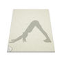 Yoga Pose Downwards Facing Dog Vinyl Decal For Macbook, thumbnail 2 of 3