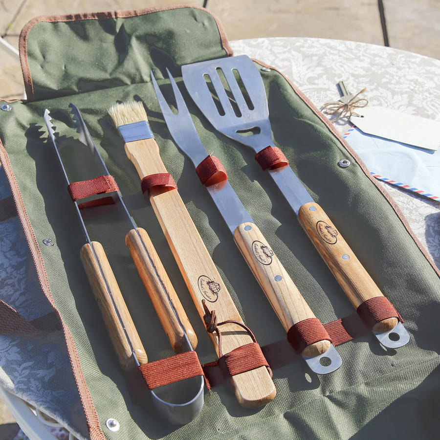 Barbecue Tools Gift Set By Dibor