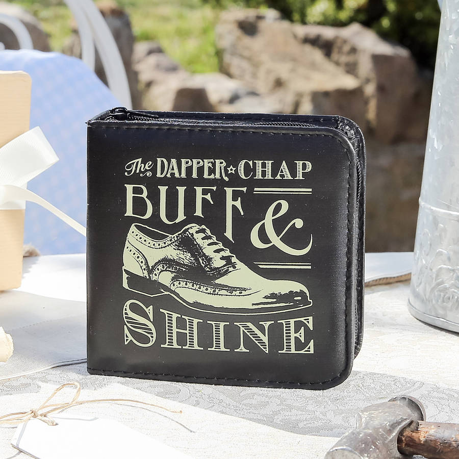 buff and shine shoe polish kit