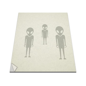 Aliens Are Coming Vinyl Wall Art Decal, 2 of 3