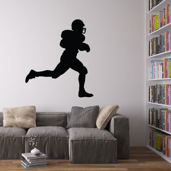 American Football Player Vinyl Wall Art Decal, 3 of 3
