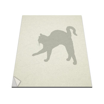 Cat Stalking Wall Art Decal, 2 of 3