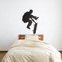 Skater Flipping Vinyl Wall Art Decal, thumbnail 1 of 3