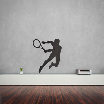 Tennis Player Vinyl Wall Art Decal, 3 of 3