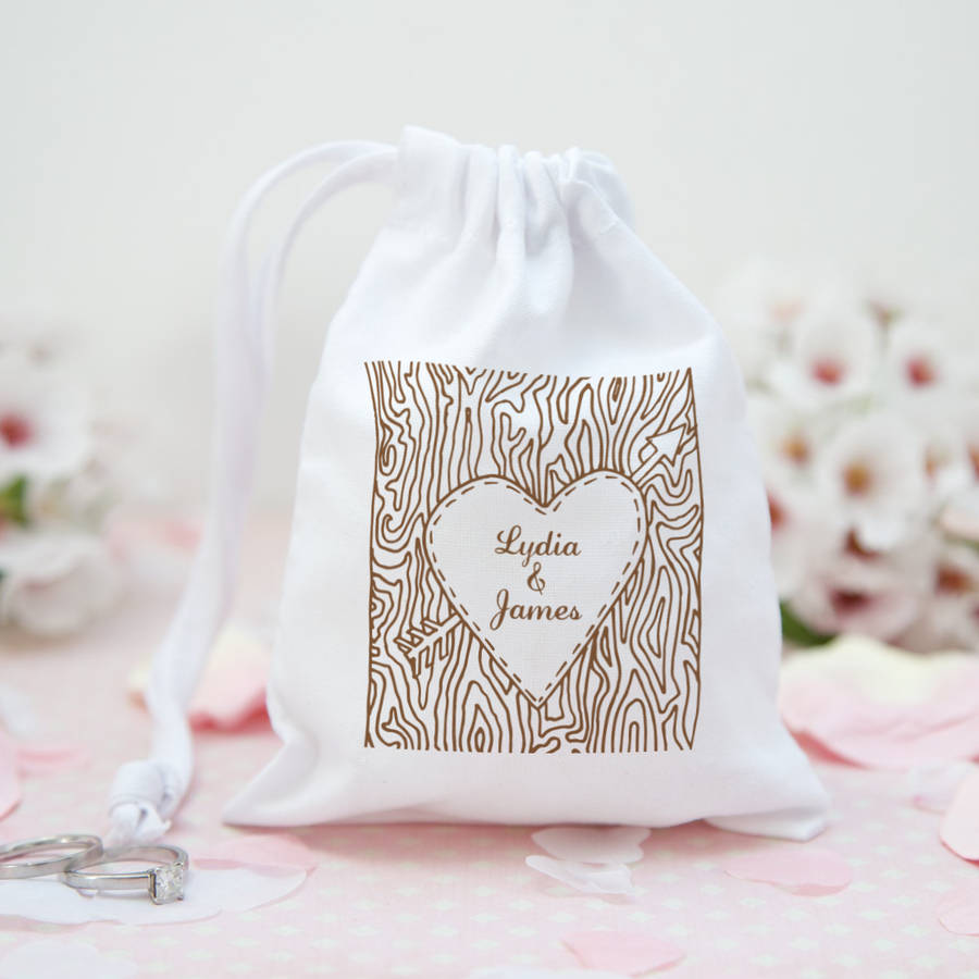 Personalised Woodland Wedding Favour Bag By So Close