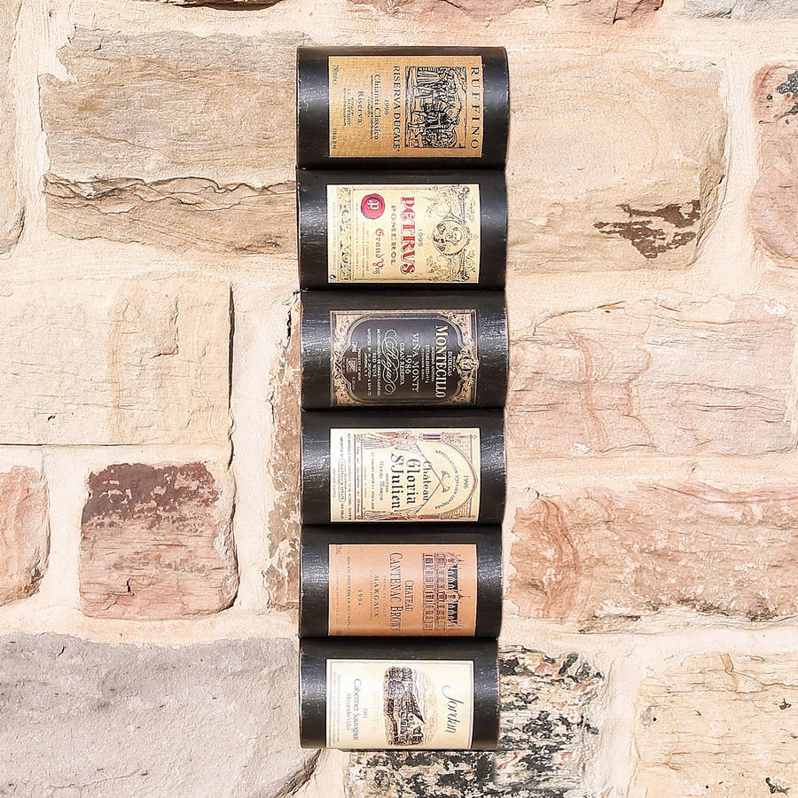 wall wine bottle holder by dibor
