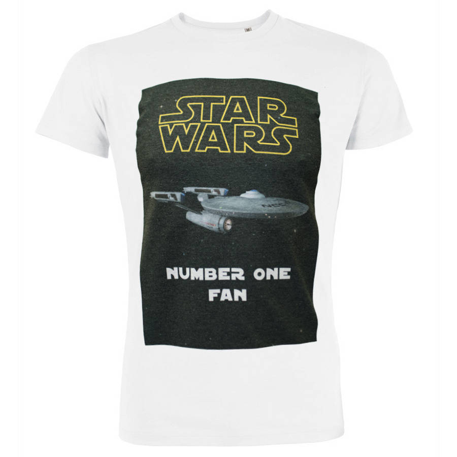 Star Wars/Star Trek Number One Fan Parody Tshirt