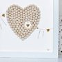 Personalised Heart And Bunting Framed Artwork, thumbnail 5 of 5