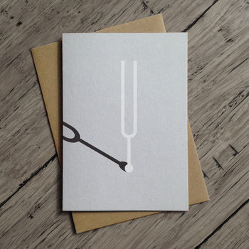 Tuning Fork Greeting Card, 2 of 2