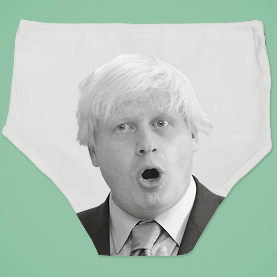 Funny Ladies Political Pants Boris Johnson, 1 of 2
