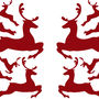 Christmas Reindeer Wall Stickers, thumbnail 2 of 3