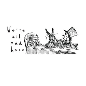Alice In Wonderland 'We're All Mad Here' Mug, 3 of 4