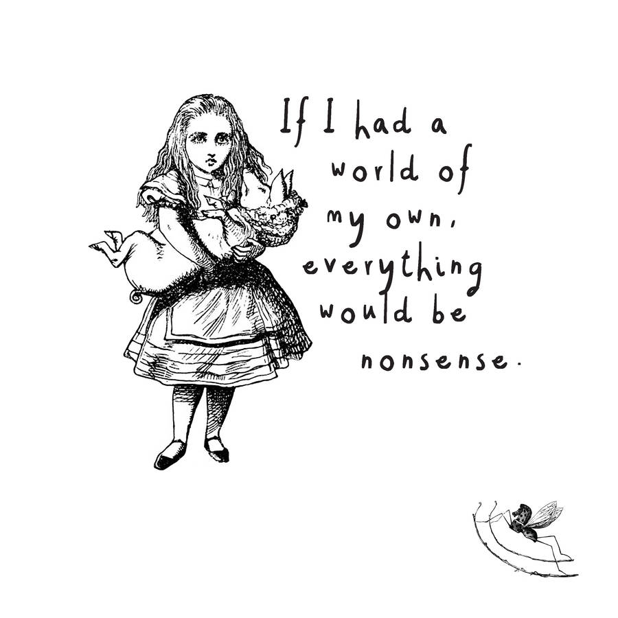 Alice In Wonderland 'A World Of My Own' Mug By Oakdene Designs
