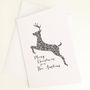 Personalised Family Reindeer Christmas Card, thumbnail 3 of 4