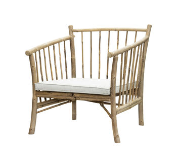 Outdoor Bamboo Chairs Set, 3 of 6